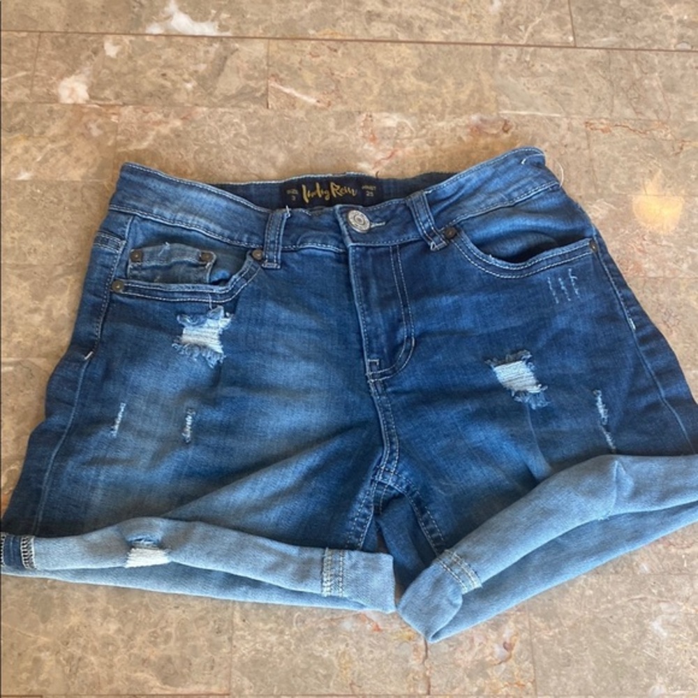 Indigo Rein Blue Denim Shorts